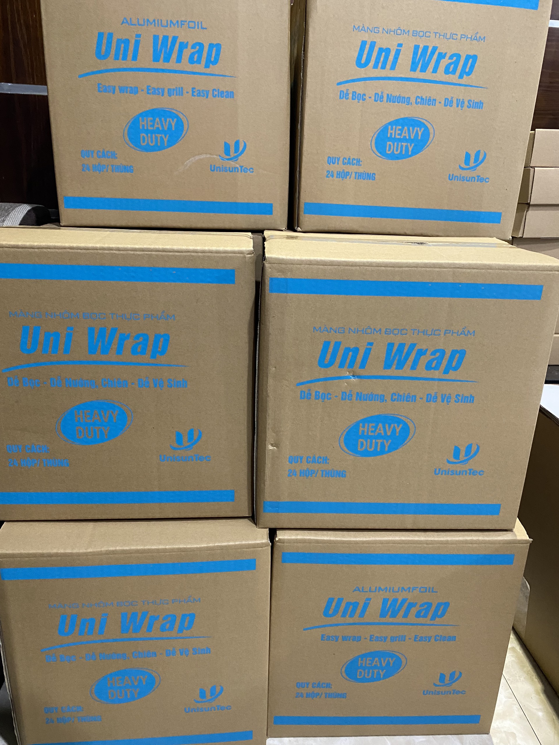 cuộn giấy bạc nướng uni wrap